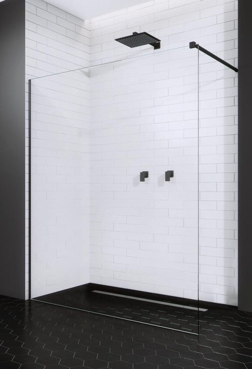 Kabina Modo New Chrom Walk-In 85 cm,  wys. 200 cm szkło przejrzyste 8 mm Radaway 389085-54-01.jpg