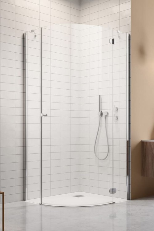 Torrenta PDJ kabina półokrągła z drzwiami 80 x 80 prawa, wys. 195 cm szkło przejrzyste 6 mm 131810-01-01 Radaway.jpg