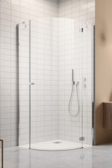 Torrenta PDJ kabina półokrągła z drzwiami 90 x 90 prawa, wys. 195 cm szkło przejrzyste 6 mm 131800-01-01 Radaway.jpg