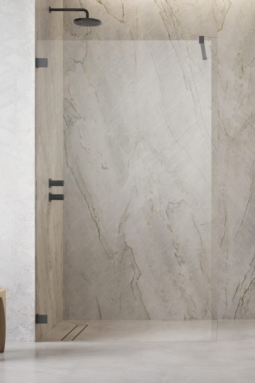 Kabina Essenza Pro Gun Walk-In 50 cm, wys. 200 cm szkło przejrzyste 6 mm 10103050-09-01 Radaway.jpg