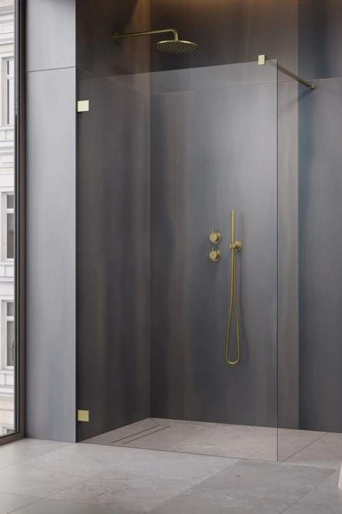 Kabina-Essenza-Pro-Gold-Walk-In-zlota-szczotkowana-Radaway.jpg
