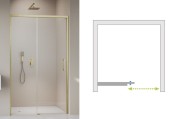 Drzwi-do-kabiny-Idea-Brushed-Gold-DWJ-Lewe-otwieranie.jpg