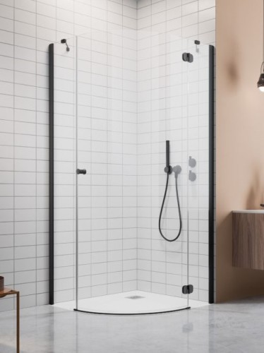 Torrenta PDJ Blac kabina półokrągła z drzwiami 80x80 prawa, wys. 195 cm szkło przejrzyste 6 mm 131810-54-01 Radaway.jpg