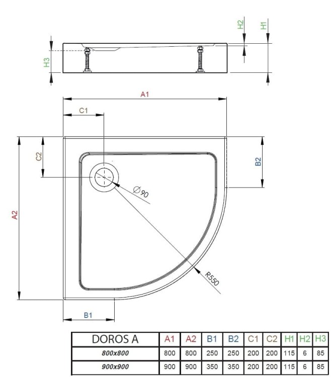 radaway-brodzik-polokragly-doros-A-compact-schemat-min.jpg