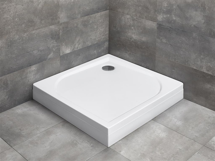 Brodzik kwadratowy Delos C z obudową