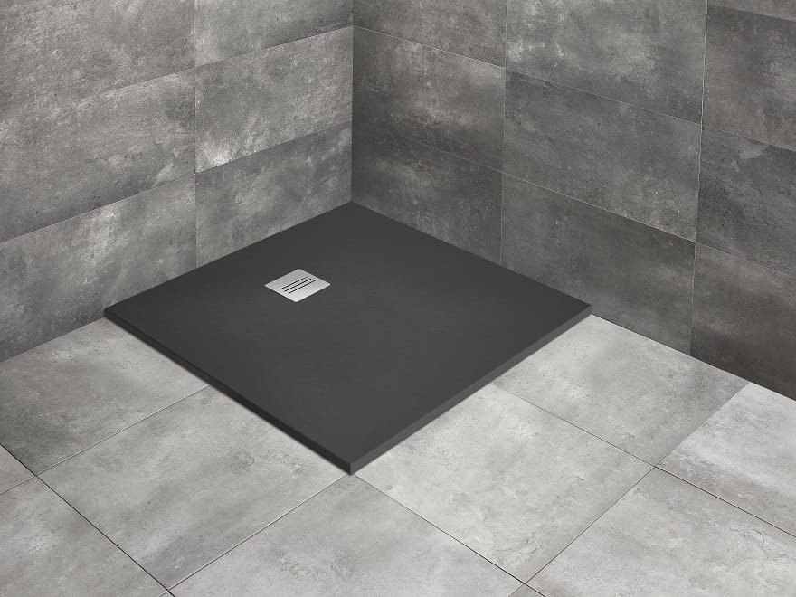 Brodzik Kyntos z pokrywą ze stali nierdzewnej