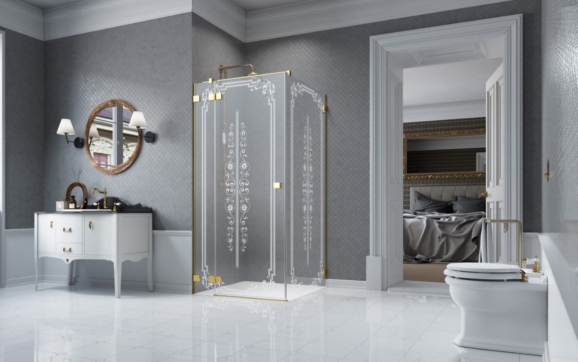 Nowy nadruk Retro White w kabinach Radaway
