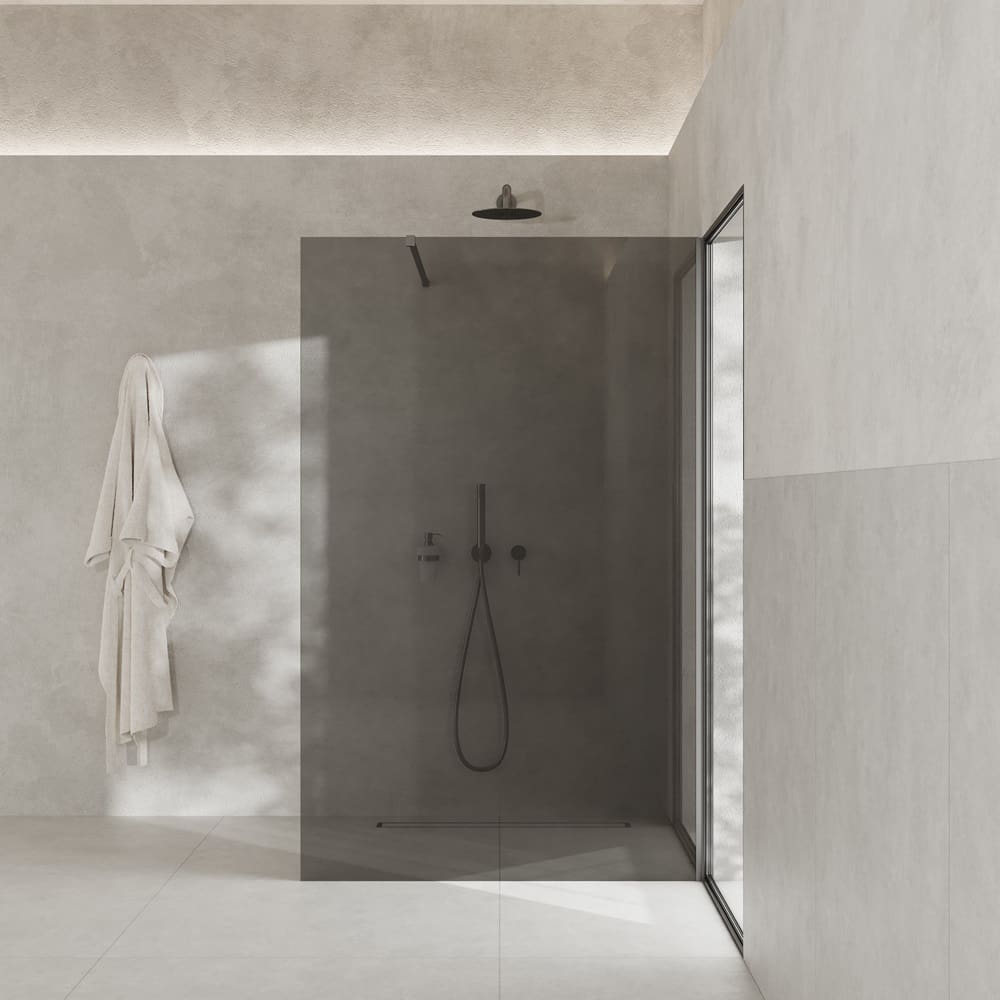 Kabina Walk-In Como Wall Grafit