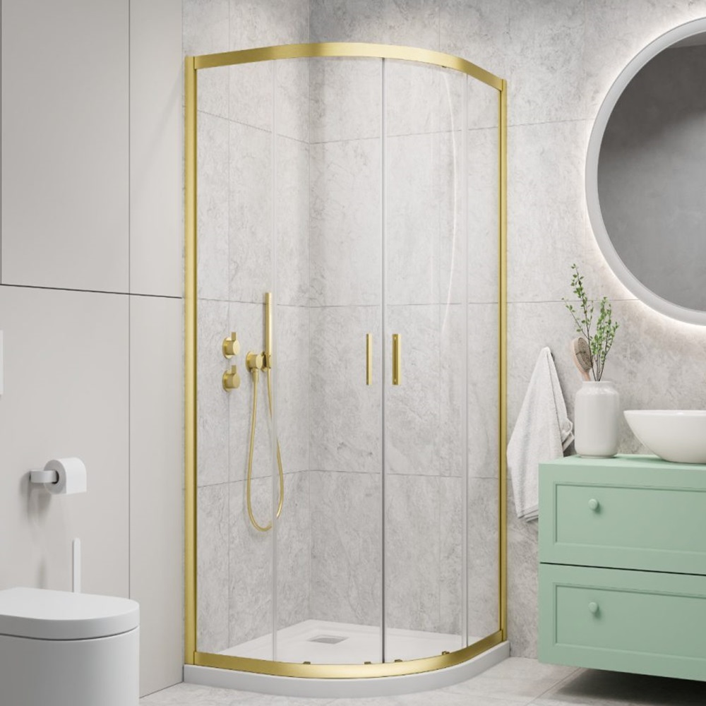 Profil Brushed Light Gold kabiny Radaway Alienta A 80x90
