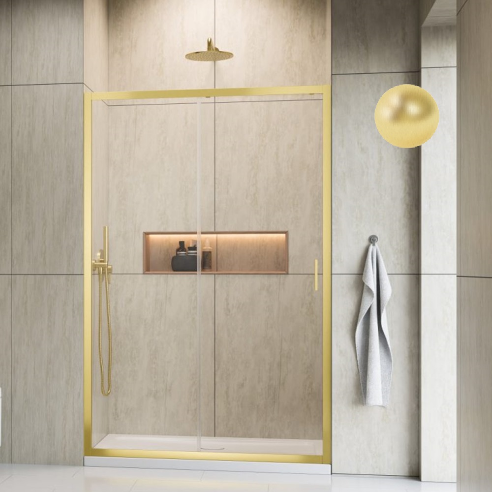 Brushed Light Gold jasne złoto szczotkowane Radaway Alienta DWJ
