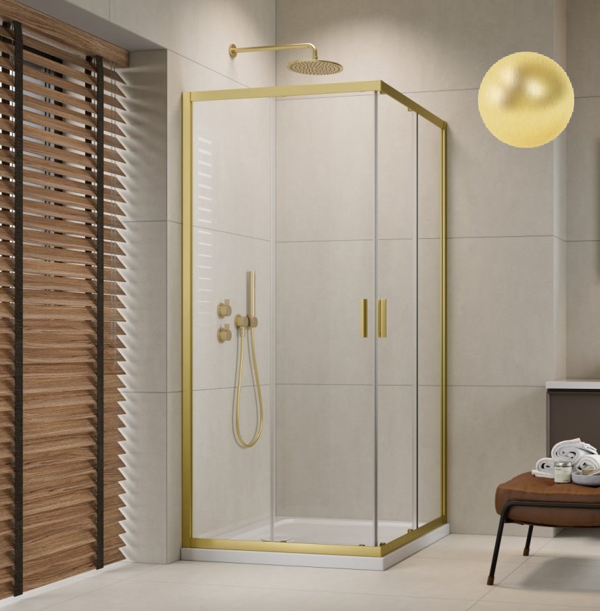 Profil kabiny Radaway Alienta C Brushed Light Gold