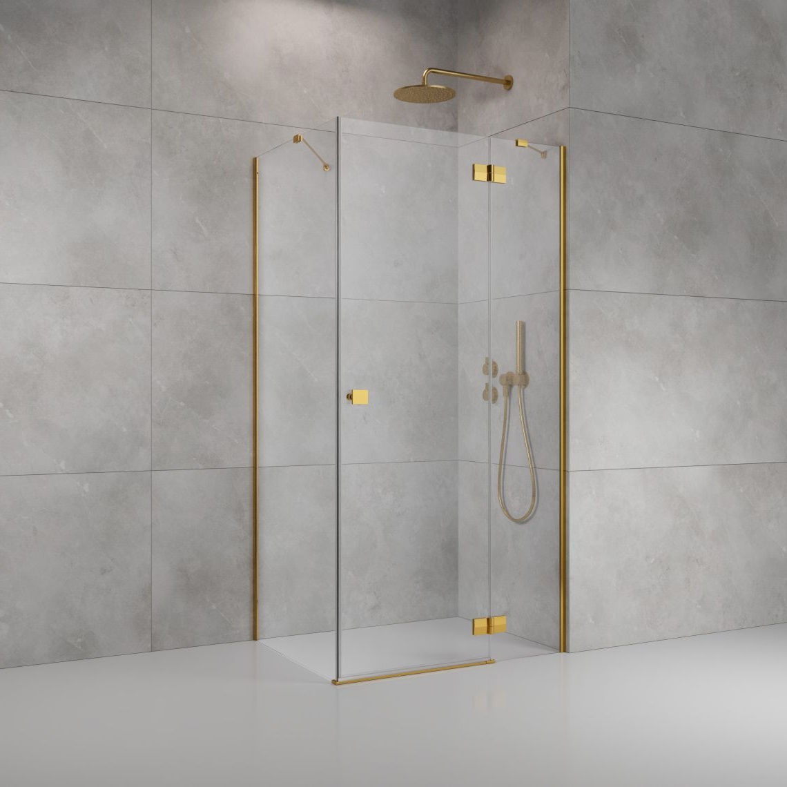 Kabina kwadratowa 80x80 Almatea SE KDJ prawa