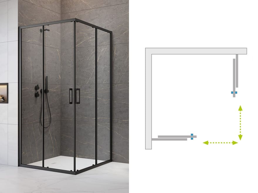 Kabina prysznicowa Premium PRO KDD Radaway