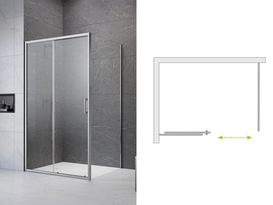 Kabina prysznicowa Premium PRO 100 x 70 Radaway