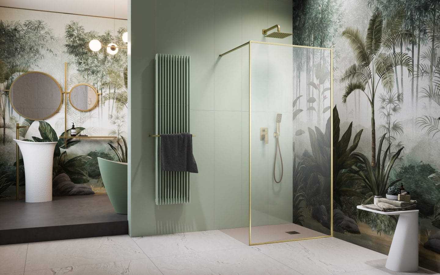 Kabina Modo New F Gold Brushed Radaway